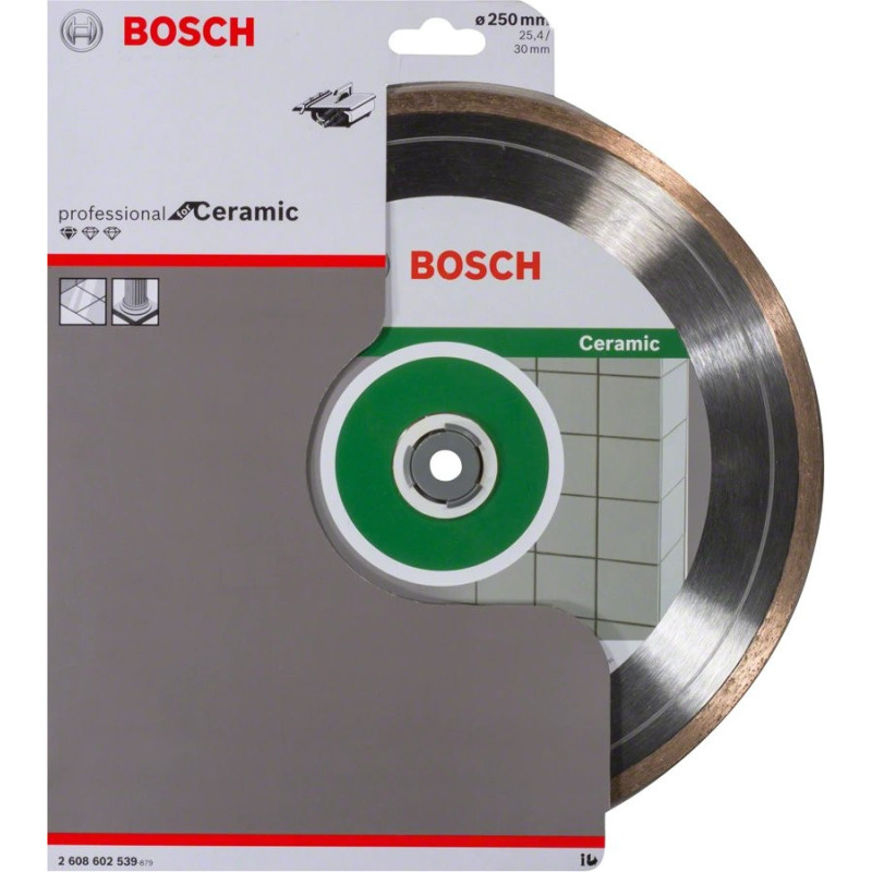 Bosch Cutting Disc Standard for ceramic, 250 mm, 25.4 mm, 1.6 mm, 7 mm (2.608.602.539)