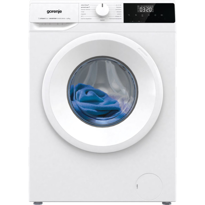 Gorenje Стиральная машина фронтальная, с баком, 7кг (WNHPI72SCSIRV)