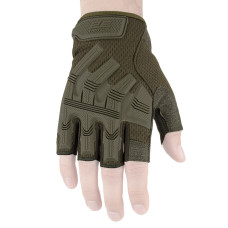 2E Tactical gloves, fingerless, XL, OD Green (2E-TACTGLOSUM-XL-OG)