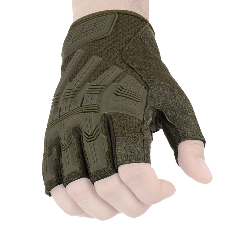 2E Tactical gloves, fingerless, XL, OD Green (2E-TACTGLOSUM-XL-OG)