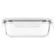 ARDESTO Container for storage Gemini 600 ml, rectangular, borosilicate glass (AR1260RC)