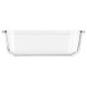 ARDESTO Container for storage Gemini 600 ml, rectangular, borosilicate glass (AR1260RC)