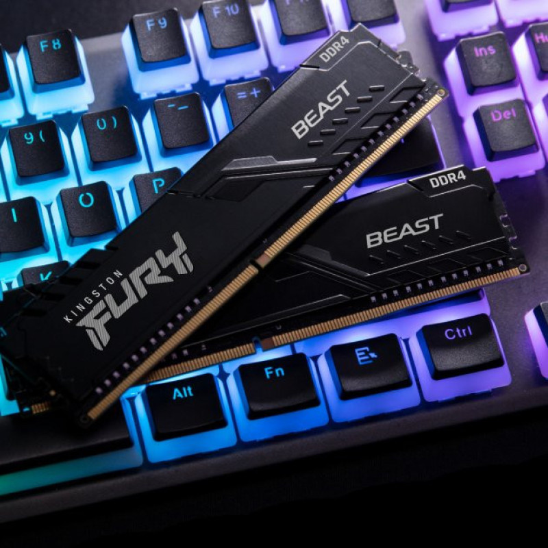 Kingston Memory DDR4 32GB KIT (16GBx2) 3600 FURY Beast (KF436C18BBK2/32)