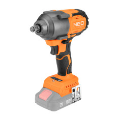 Neo Tools impact wrench Energy+ 18V brushless 2400 rpm 850 Nm 1/2  3 speeds 1.8 kg without battery and spare part (04-608)
