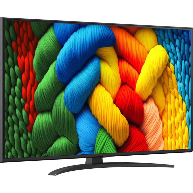 LG TV Set 55  NanoCell 4K 60Hz Smart WebOS Black (55NANO81A6A)