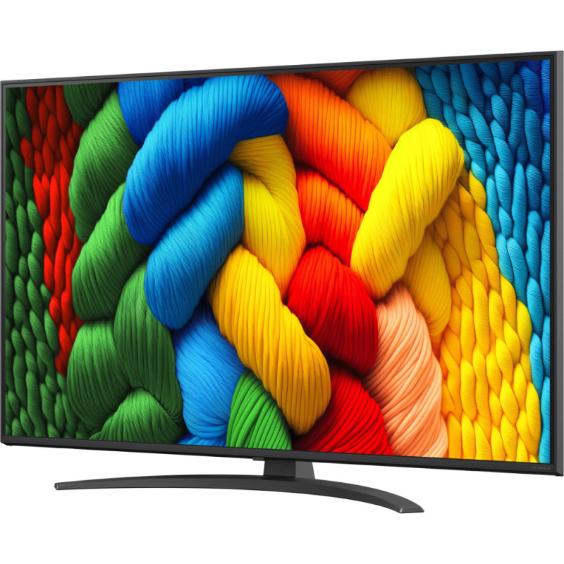 LG TV Set 55  NanoCell 4K 60Hz Smart WebOS Black (55NANO81A6A)
