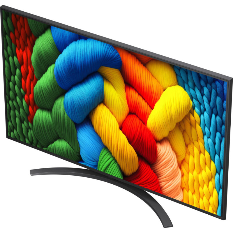 LG TV Set 55  NanoCell 4K 60Hz Smart WebOS Black (55NANO81A6A)