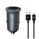 Зарядное устройство Armorstandart 2xUSB QC3.0 Grey + cable Lightning (ARM82458)