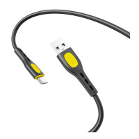 Дата кабель USB 2.0 AM to Micro 5P 1.0m black XO (NB280_M_Black)