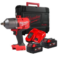 Milwaukee Гайковерт ударный аккумуляторный M18 FMTIW2F12-502X 18В АКБ 2х5А·час 0-2575об·мин 881Нм 1/2" ЗП M12-18FC кейс 6.28кг (4933478450)