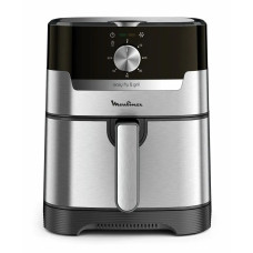 Moulinex Мультипечь EasyFry&Grill, 1550Вт, чаша-4.2л, механ. управл., пластик, серый (EZ501D10)