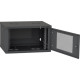 Шкаф настенный Ipcom 6U, 600*600, перфорированные дверца, RAL9005 (СН-6U-060х060-ДП-9005)