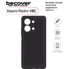 Чехол для мобильного телефона BeCover Silicone Xiaomi Redmi 15С 5G (173mm) EU Black (713784)