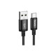 Дата кабель USB 2.0 AM to USB-C 3.0m X91 Radiance black HOCO (6931474788726)