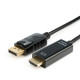 Кабель мультимедийный DisplayPort M to HDMI M 5.0m 8K/4K black Atcom (50100)