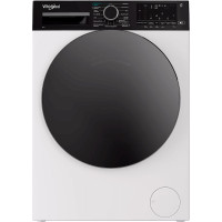 Whirlpool Стиральная машина фронтальная, 8кг, 1400, C, 55см, дисплей, пар, инвертор, люк черный, белый (WAM81WBUA)