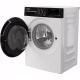 Whirlpool Стиральная машина фронтальная, 8кг, 1400, C, 55см, дисплей, пар, инвертор, люк черный, белый (WAM81WBUA)
