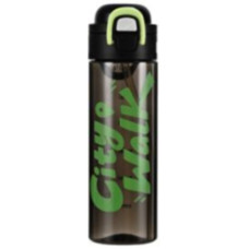 ARDESTO Пляшка для води ARDESTO City Walk 680мл, пластик, чорний (AR2268CL)