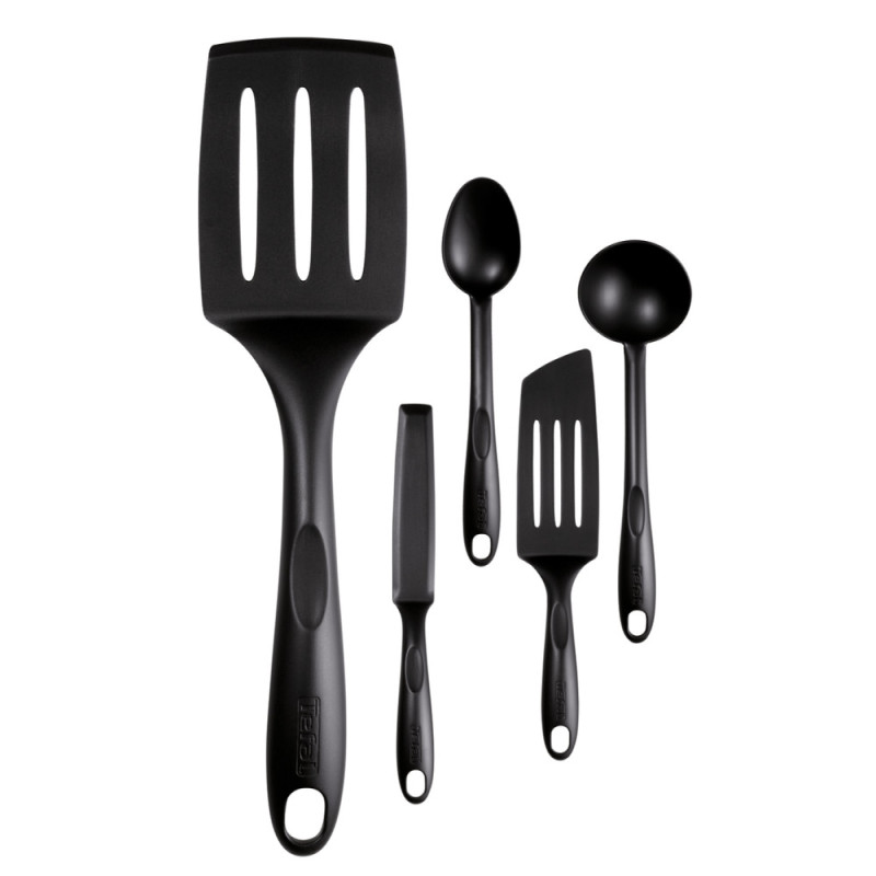 Tefal Kitchen set, Bienvenue, 5pcs, plastic, black (K001A504)