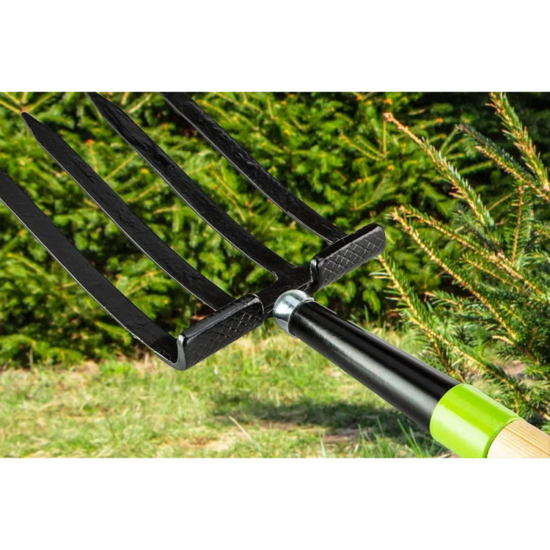 Verto Digging fork, wooden handle D-shaped, 127cm, 2.42kg (15G041)