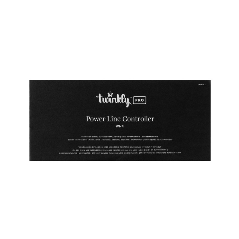 Twinkly Pro Контролер Twinkly Plus 2021 WiFi IP44, 1-2x250 ламп (TWPLUS-CTRL-PLC-21EU)