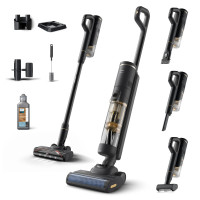 Philips Philips cordless VC Series 7000 AquaTrio, wet cleaning, dust cont -0.42L, battery operation up to 45min, PowerCyclone Aqua, 3в1,turbo mode, black (XW7264/11)