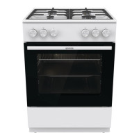 Gorenje Плита газова, 72л, 60x60см, чавун, білий (GG6A10WFFM)