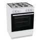 Gorenje Cooker Gorenje gas, 72L, 60x60cm, cast-iron, white (GG6A10WFFM)