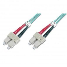 Оптический патчкорд Digitus SC/UPC-SC/UPC, 50/125, MM, OM3, duplex, 1м (DK-2522-01/3)