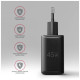 Зарядное устройство AXAGON 1xUSB QC4.0 + 1xUSB-C PD45W PPS black (ACU-PQ45)