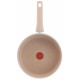 Tefal Saute pan Delight, with lid, 24cm, aluminum, bakelite, beige (G2933202)