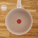 Tefal Saute pan Delight, with lid, 24cm, aluminum, bakelite, beige (G2933202)