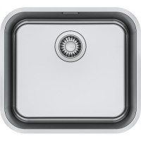 Franke Мойка кухонная Smart, нерж.сталь, прямоуг., бех крыла, 480х450мм, чаша- 1, накладная, SRX 110-45, нерж полиров. (122.0739.592)