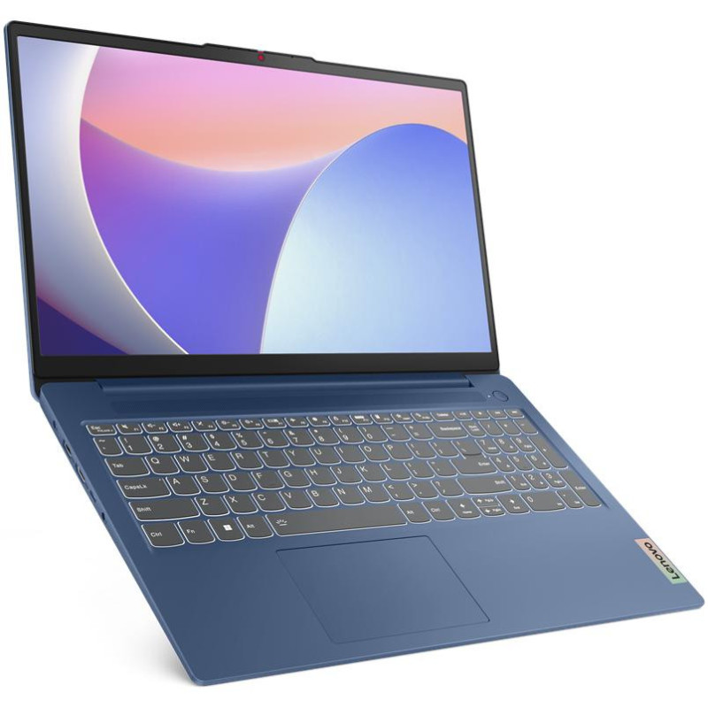 Lenovo Ноутбук Lenovo IdeaPad Slim 3-15IRH8 15.6" FHD AG, Intel i5-13420H, 16GB, F512GB, UMA, DOS, синій (83EM00KCRA)