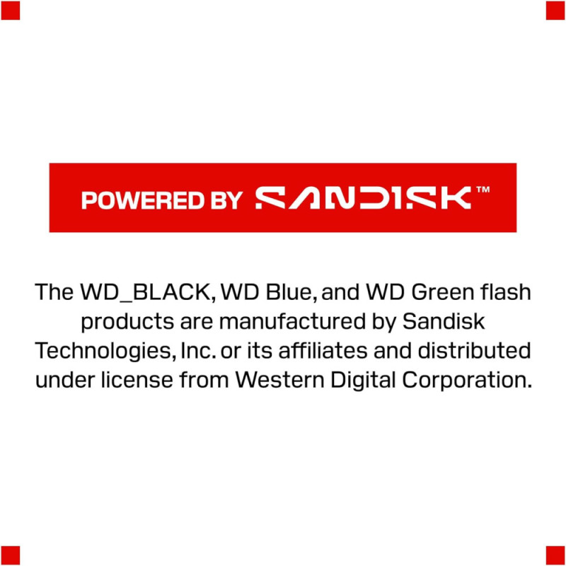 Western Digital Накопичувач SSD WD M.2 2TB PCIe 4.0 Black SN7100 (WDS200T4X0E)