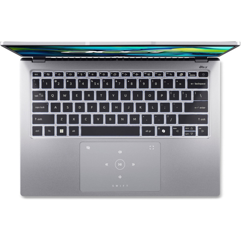 Acer Notebook Swift Go 14 SFG14-73 14  2.8K OLED, Intel U7-155U, 32GB, F1TB, UMA, Lin, silver