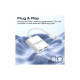 Адаптер Lightning to Lightning 12W + Lightning audio Promate (medialink-i2i)