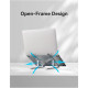 Підставка до ноутбука Vention Laptop X-type Stand Silver Aluminum Alloy (KDMI0)