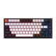 Клавиатура GamePro MK160 V2 Warden QLAB Sakura Linear RGB USB UA Black (MK160-V2-B-QS)