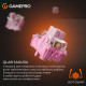 Клавиатура GamePro MK160 V2 Warden QLAB Sakura Linear RGB USB UA Black (MK160-V2-B-QS)