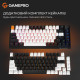 Клавиатура GamePro MK160 V2 Warden QLAB Sakura Linear RGB USB UA Black (MK160-V2-B-QS)