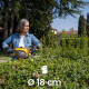 Stiga STIGA cordless hedge trimmer SHT500AEkit 48V 2A·h 58cm cutting step 18mm 3.7kg (SHT500AEKIT)