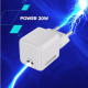 Зарядное устройство Canyon CU20C GaN 20W 1xPD EU White (CNS-CUW20C)