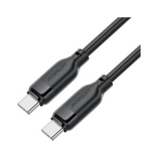 Дата кабель USB-C to USB-C 1.2m 60W TPU black Acefast (6974316283805)