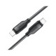 Дата кабель USB-C to USB-C 1.2m 60W TPU black Acefast (6974316283805)