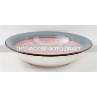 ARDESTO Тарілка супова Salerno, 680мл, 21см, кераміка, багатокольоровий (AR1121SP)