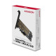 Контроллер AXAGON PCIe to NVMe+SATA M.2 (PCEM2-D)