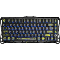 GravaStar Mercury K1 Lite 75% Wireless Mechanical Gaming Keyboard (GS_K1_LITE_XTAL_BLK)
