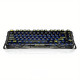 GravaStar Mercury K1 Lite 75% Wireless Mechanical Gaming Keyboard (GS_K1_LITE_XTAL_BLK)
