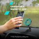 Универсальный автодержатель Canyon Magnetic phone holder OnGrip 10 aluminum Black (CNS-CCHM10)
